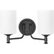 Ailey 2 Light 14.63 inch Matte Black Vanity Light Wall Light